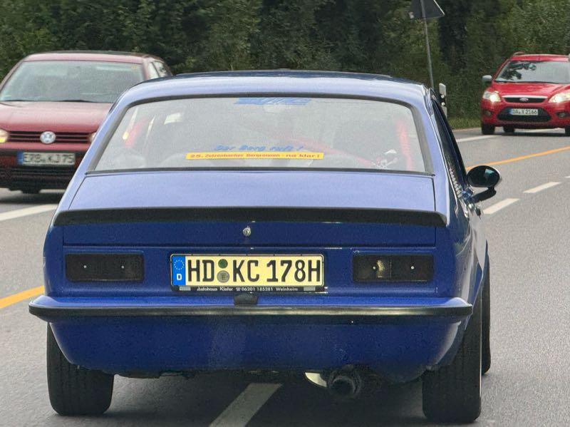 Opel Manta spotted in Mannheim