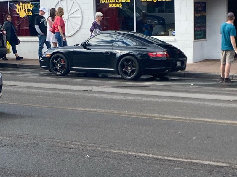 Porsche 911 spotted in Roswell