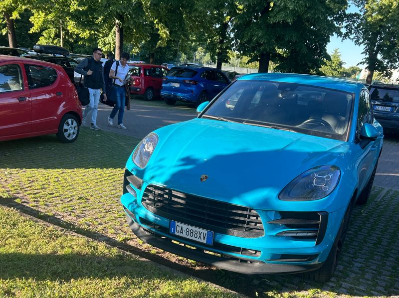 Porsche Macan (2021) spotted in Milan, Italy