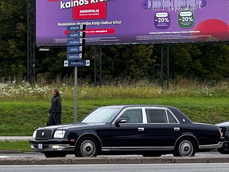 Toyota Century spotted in Vilnius