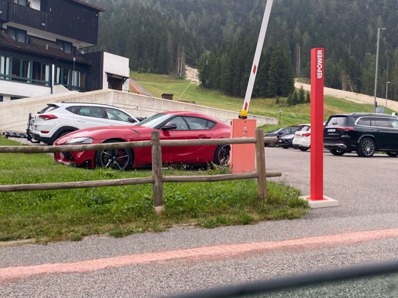 Toyota Supra (2020) spotted in Chiusaforte, Slovenia