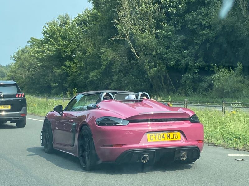 Porsche Boxster spotted in Taunton