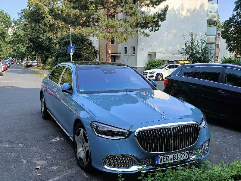 Mercedes-Benz S-Class (2021) spotted in Mühlhausen, Germany