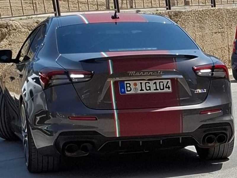 Maserati Ghibli spotted in Palma di Montechiaro