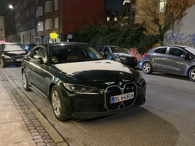 BMW i4 (2022) spotted in Copenhagen, Denmark
