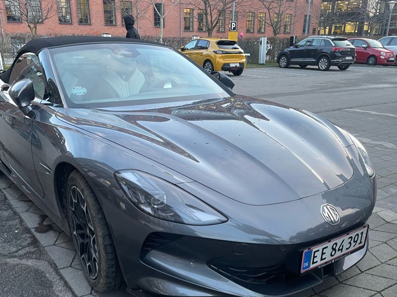 MG Cyberster spotted in Copenhagen