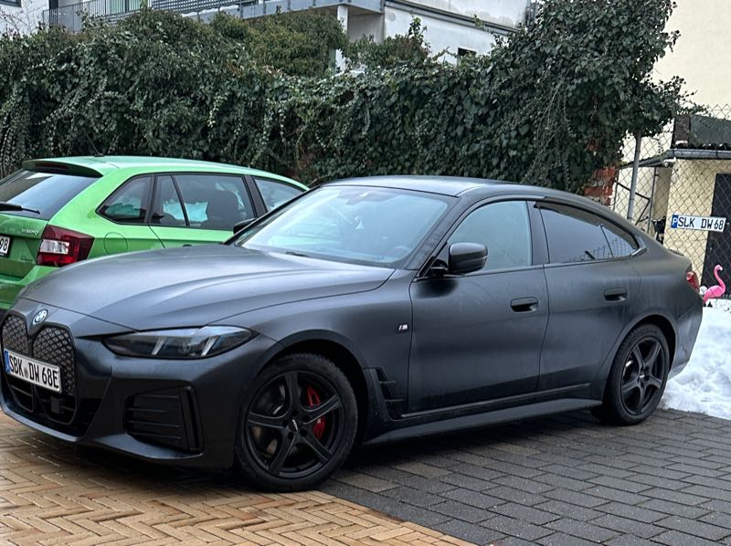 BMW i4 M50 spotted in Magdeburg