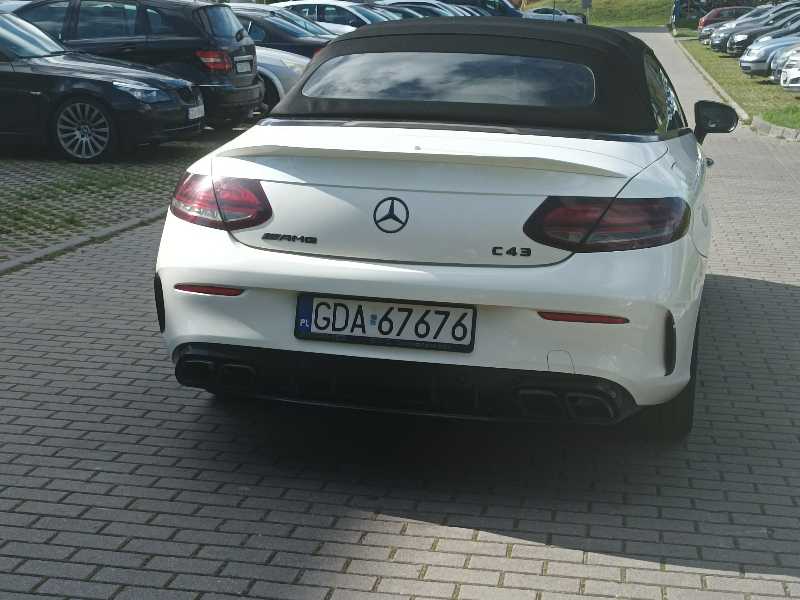 Mercedes-Benz C43 spotted in Gdańsk