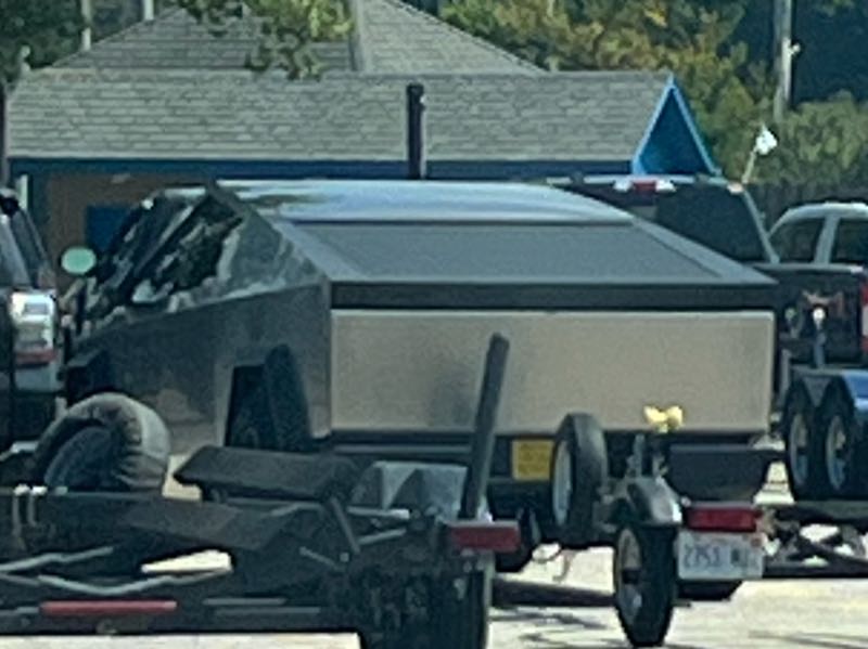 Tesla Cybertruck spotted in New Buffalo