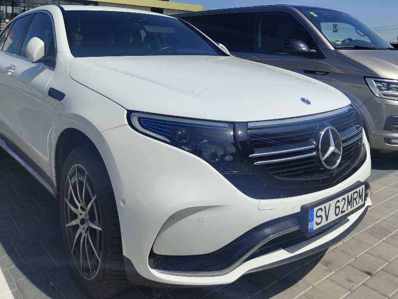 Mercedes-Benz EQC spotted in Rădăuți