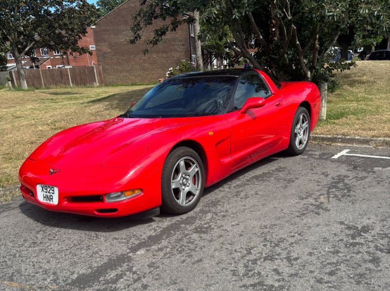 Chevrolet Corvette (2002) spotted in Portsmouth, United Kingdom