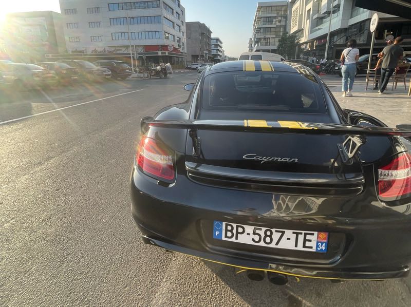Porsche Cayman spotted in Agadir