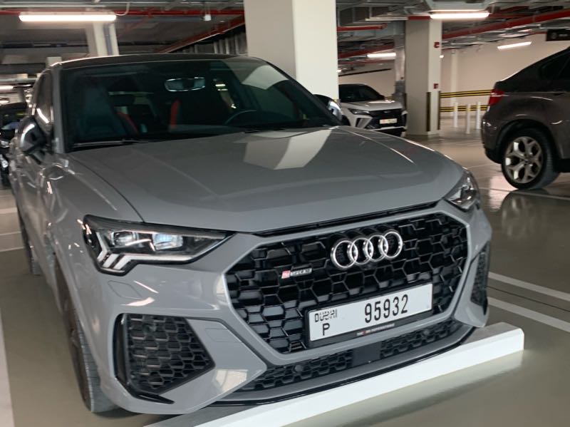 Audi RS Q3 spotted in Abu Dhabi