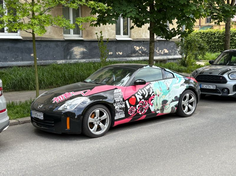 Nissan 370Z spotted in Lviv