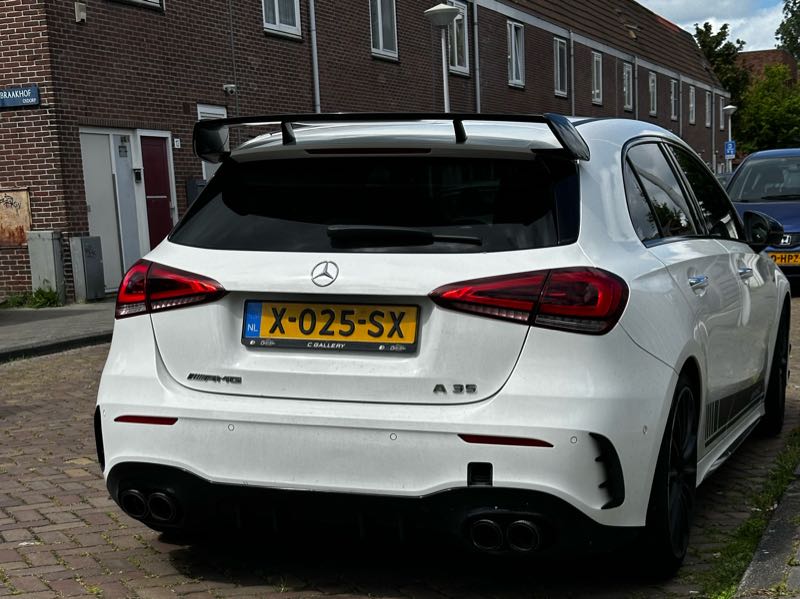 Mercedes-Benz A35 spotted in Amsterdam