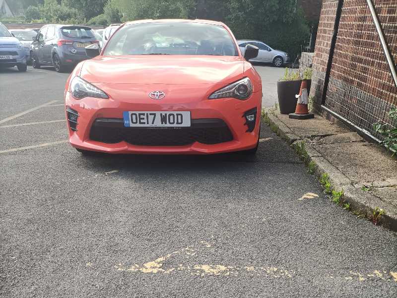 Toyota 86 (2017) spotted in Nottingham, United Kingdom