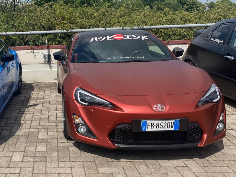 Toyota GT86 (2012) spotted in Milan, Italy
