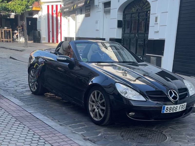 Mercedes-Benz SLK 200 spotted in Utrera