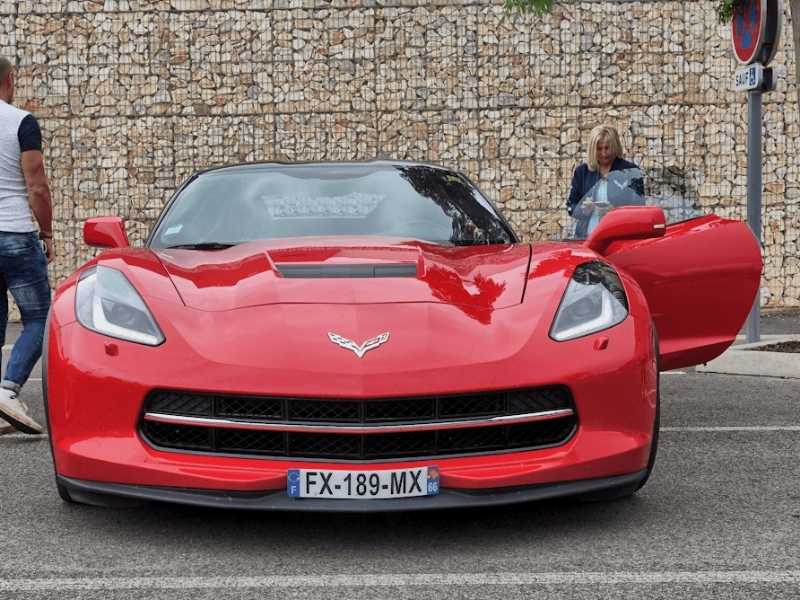 Chevrolet Corvette spotted in La Tremblade