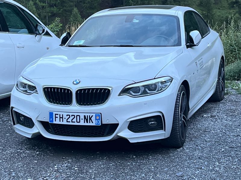 BMW M240i (2016) spotted in Saint-Paul-sur-Ubaye, France