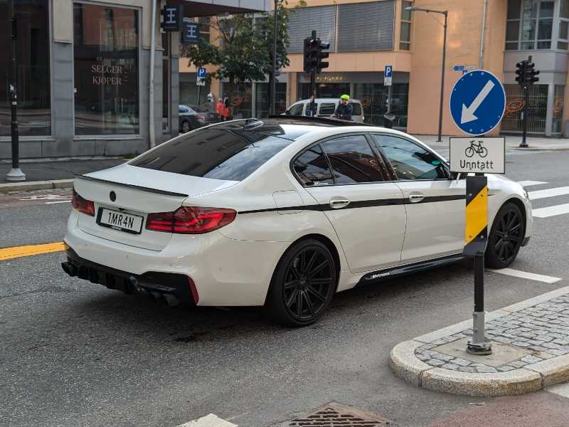 BMW M5 (2021) spotted in Lillestrøm, Norway