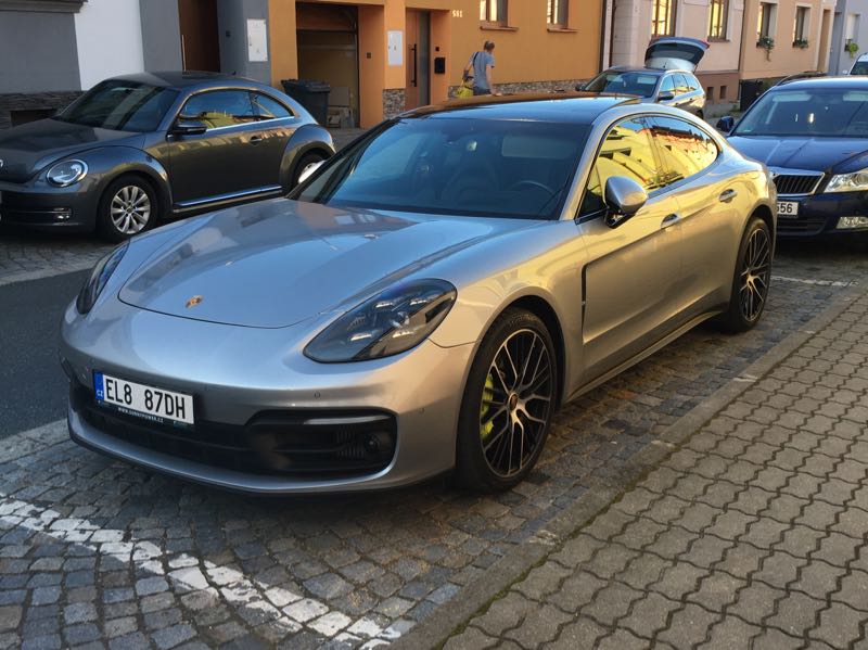 Porsche Panamera spotted in Kyjov