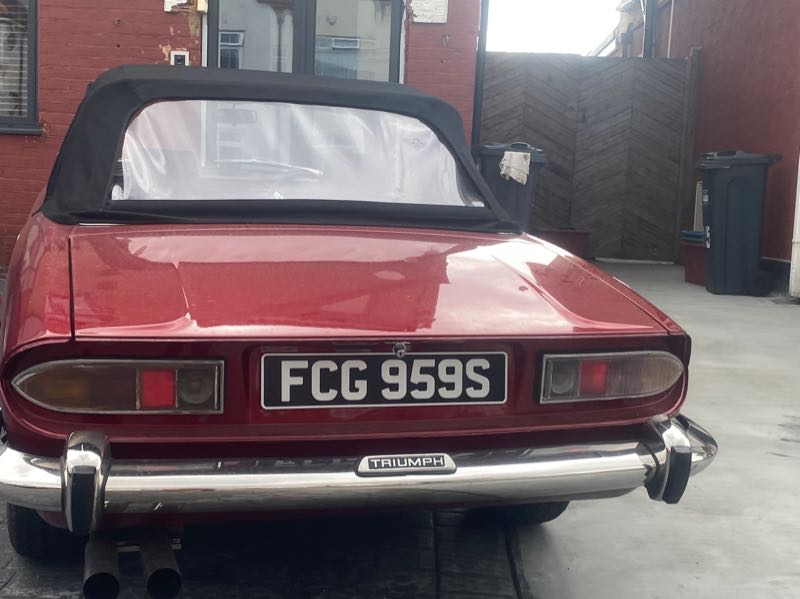 Triumph Spitfire spotted in London