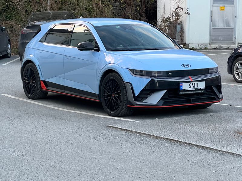 Hyundai Ioniq 5 N spotted in Leirvik