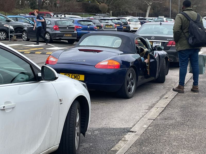 Porsche Boxster S spotted in Eastleigh