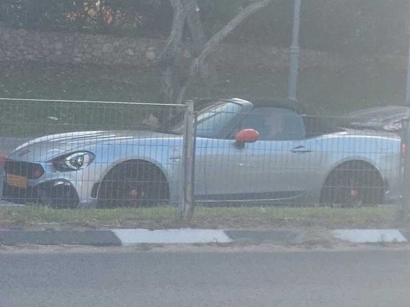 Abarth 124 Spider spotted in Bnei Brak
