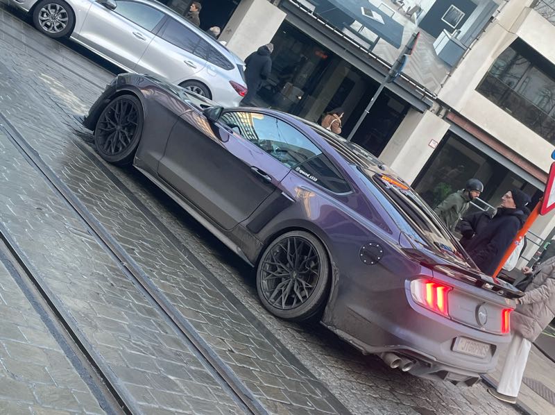 Ford Mustang spotted in Gent