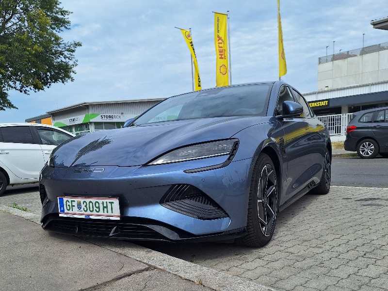 BYD Han EV spotted in Vienna