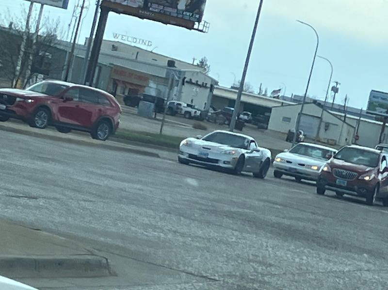 Chevrolet Corvette spotted in Williston