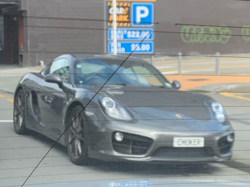 Porsche Cayman spotted in Wellington
