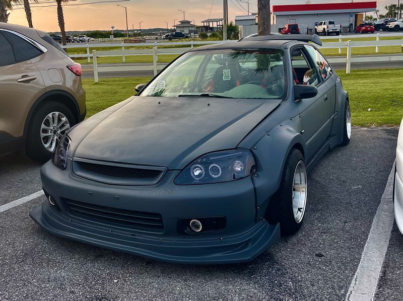 Honda Civic (2001) spotted in Three Rivers, United States