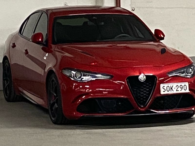 Alfa Romeo Giulia spotted in Jyväskylä