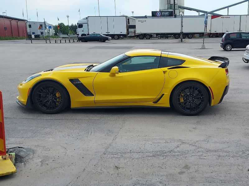 Chevrolet Corvette spotted in Umeå