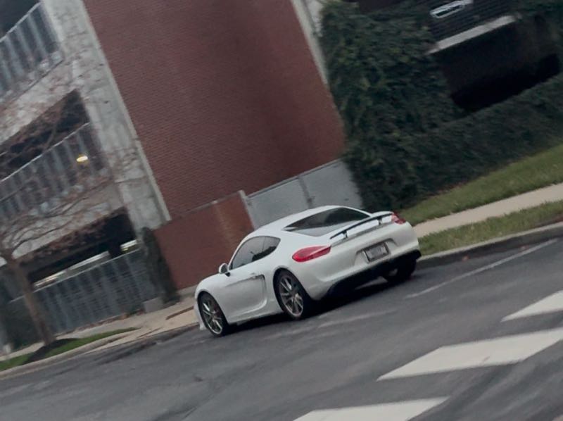 Porsche Cayman spotted in Columbus