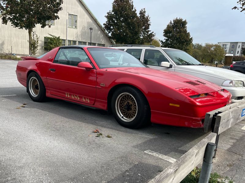 Pontiac Trans Am spotted in Visby