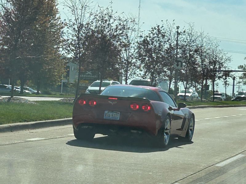 Chevrolet Corvette spotted in Tinley Park