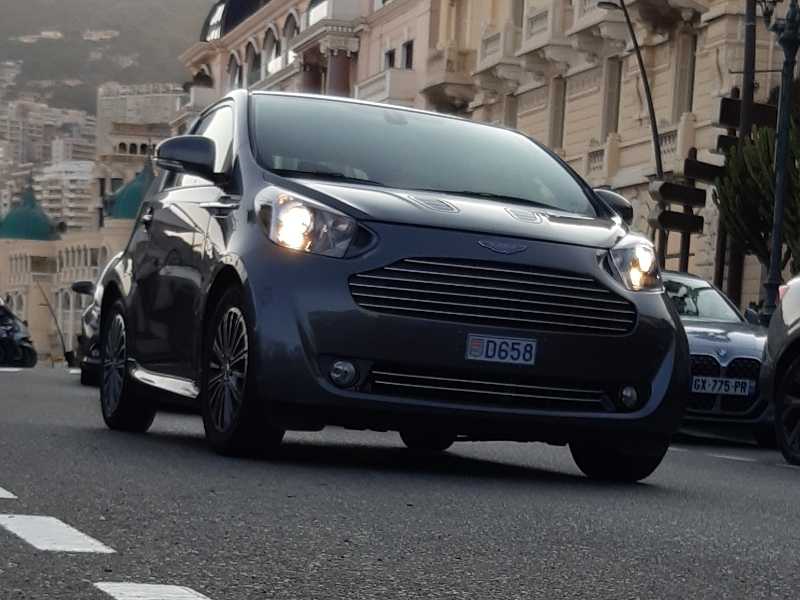 Aston Martin Cygnet spotted in Monaco