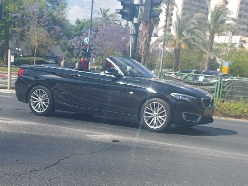 BMW 2 Series Convertible spotted in Tel Aviv