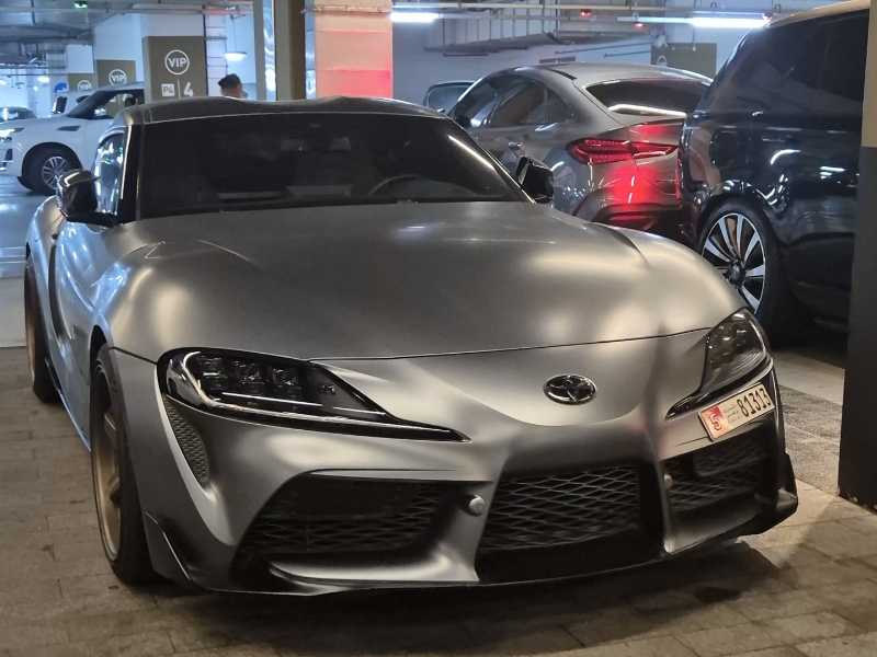 Toyota Supra (2020) spotted in Abu Dhabi, United Arab Emirates
