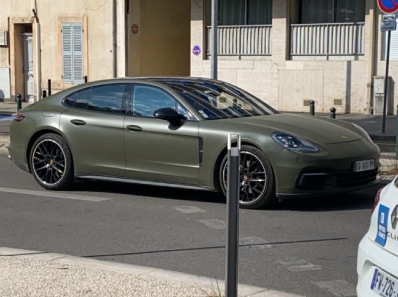 Porsche Panamera (2020) spotted in Aix-en-Provence, France