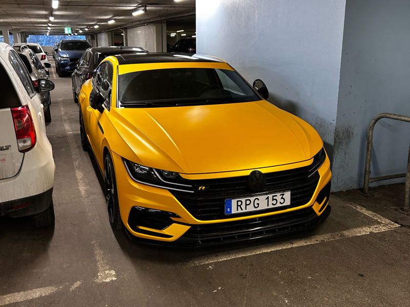 Volkswagen Arteon R spotted in Stockholm