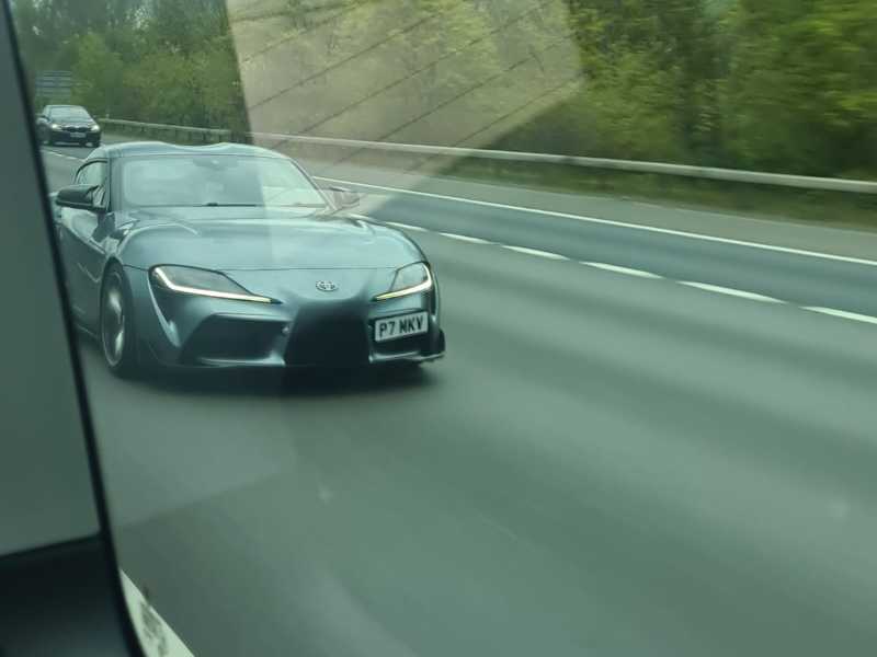 Toyota Supra spotted in Farnborough