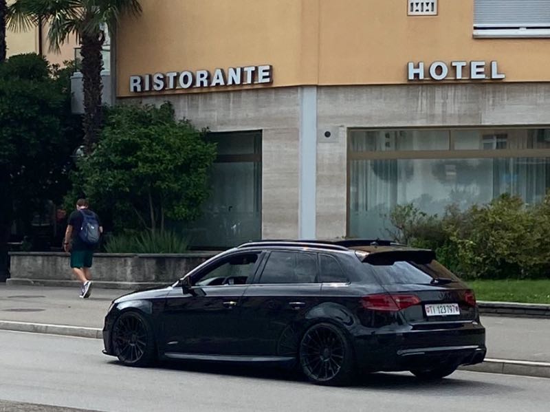 Audi S3 spotted in Lugano