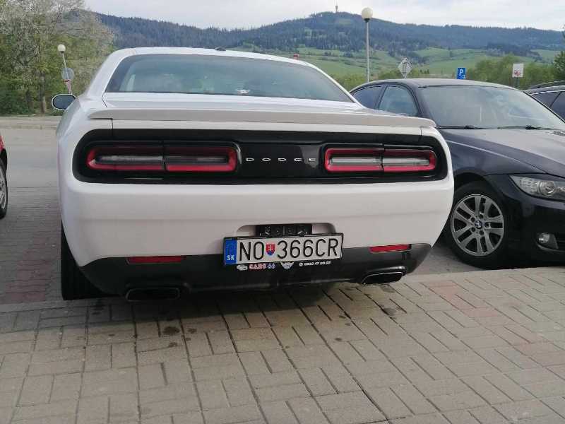 Dodge Challenger spotted in Námestovo