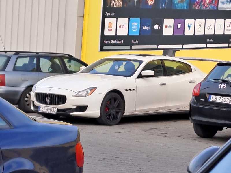 Maserati Quattroporte spotted in Biała Podlaska