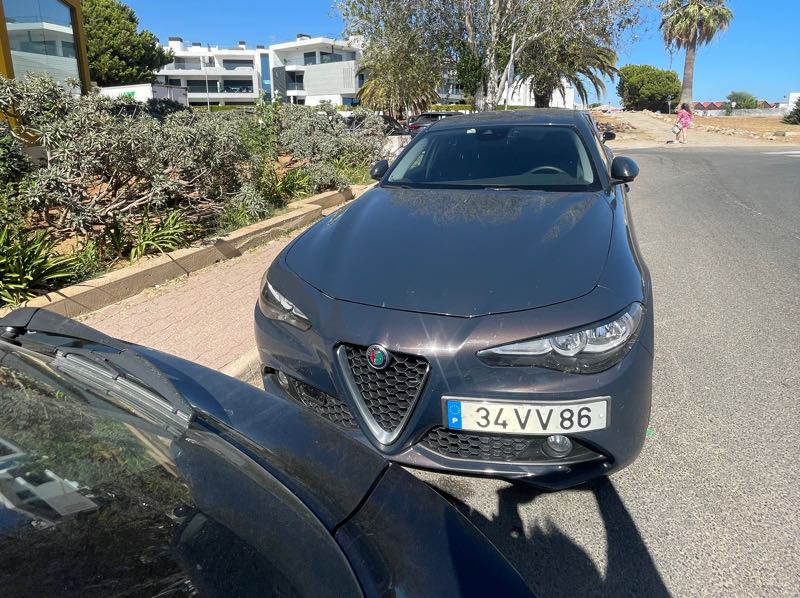 Alfa Romeo Giulia spotted in Tavira